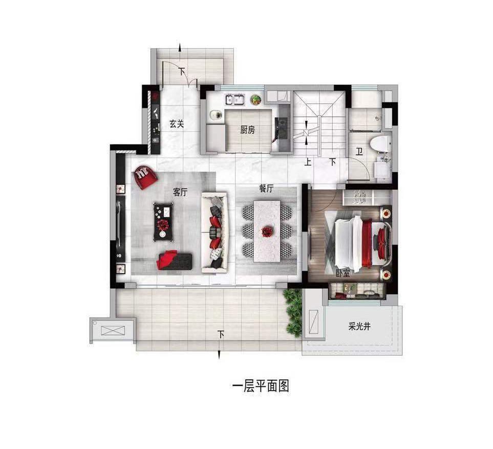 碧桂园·珑泊湾名邸建面约140平叠墅鉴赏