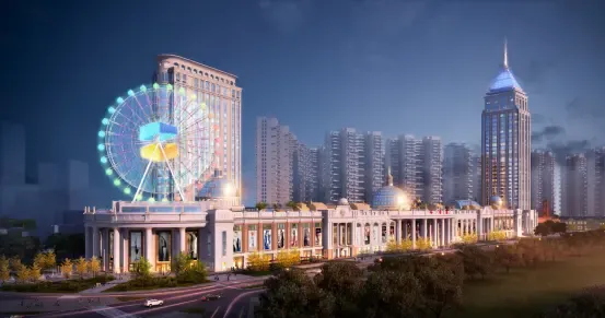 湘潭环球港总投资约55亿,总建筑面积约75万方,项目位于湘潭城芯板块