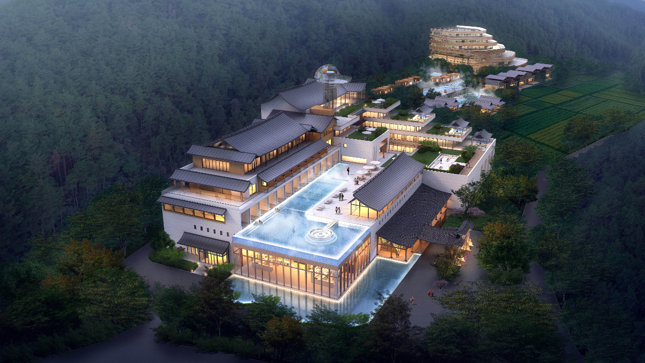 投资超100亿、浙江省！ 瑞安5A级湖岭温泉度假区项目开工