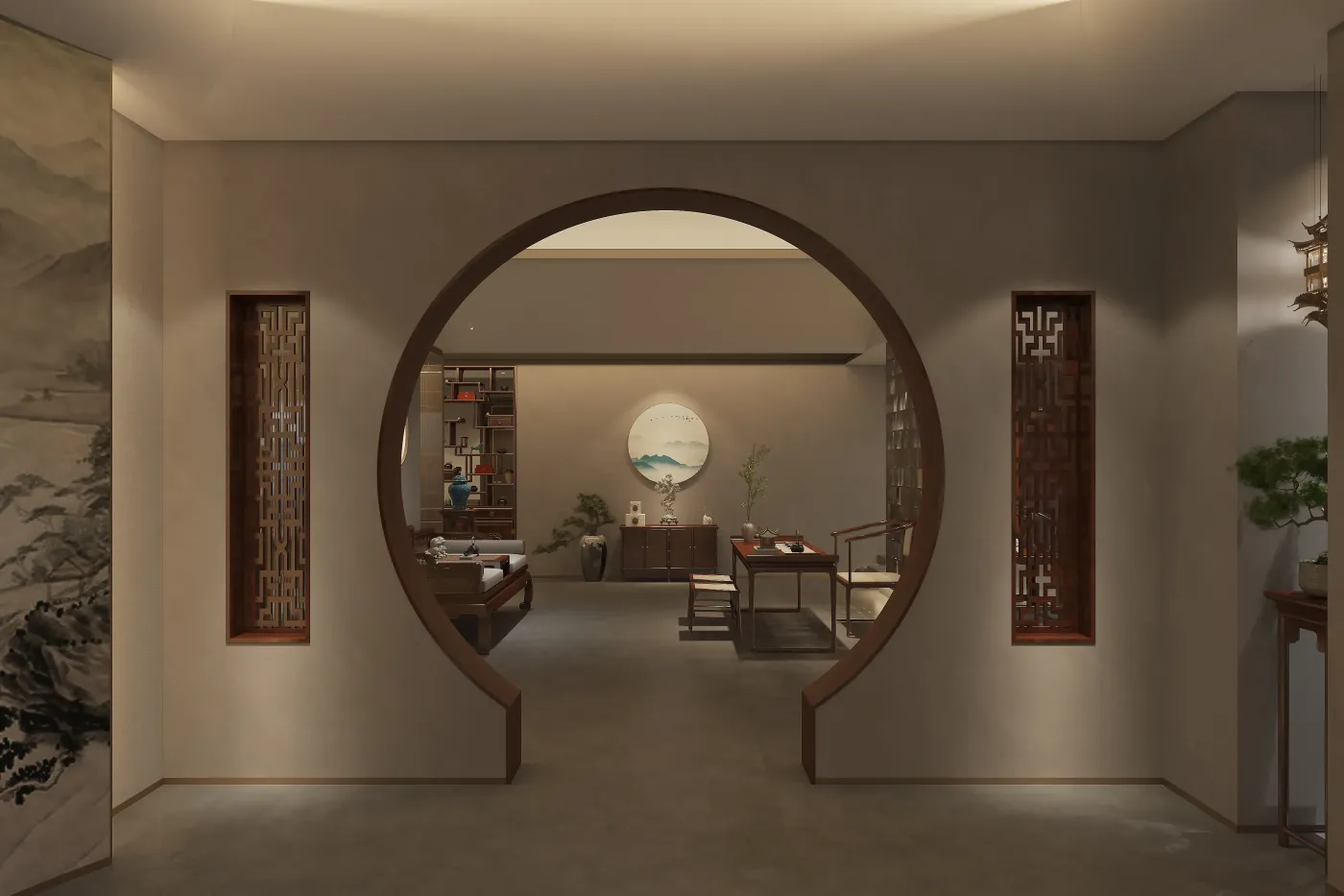 境之所达心之归处打造500平传统中式韵味的空间