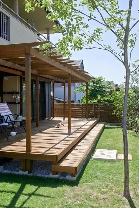 日本人执着在屋前做地台休闲只是最基础的操作说到底是为收纳