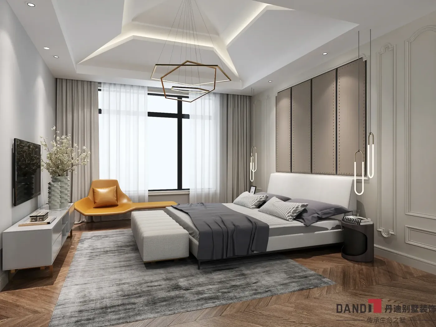 dandihome350㎡现代轻奢别墅让生活更具仪式感