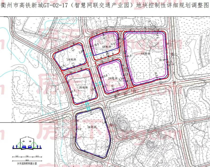衢州高铁新城一地块调整公示，将建设智慧网联交通产业园！