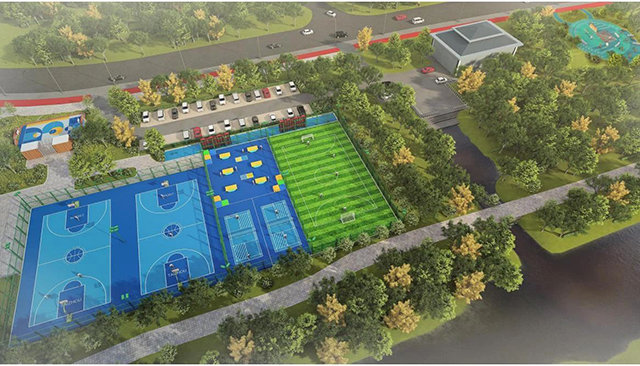 泰州凤城河旁将新增一座体育公园 预计年底建成