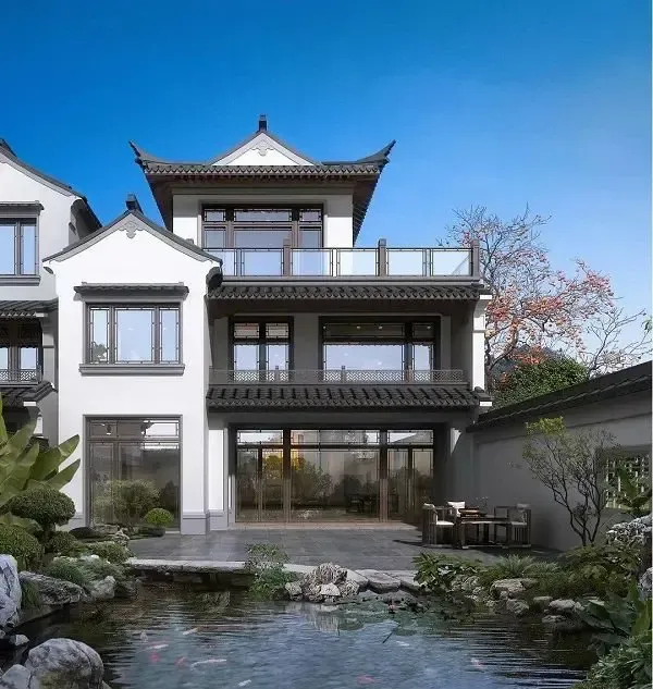 三开间大面宽传世级滨江湖州红盘江南院落已经来了