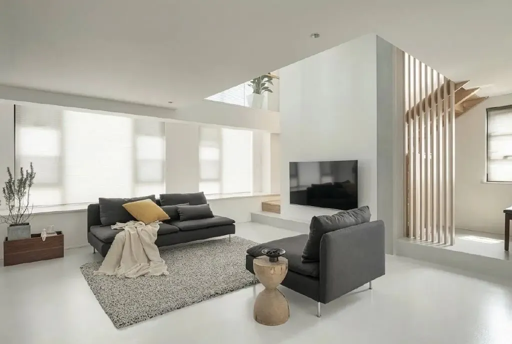 成都72平loft极简风设计搭建合理布局巧妙效果简洁灵动