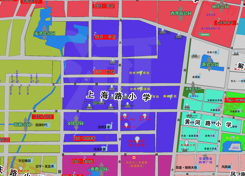 沧州市2021年小学划片，及邻近在售楼盘盘点