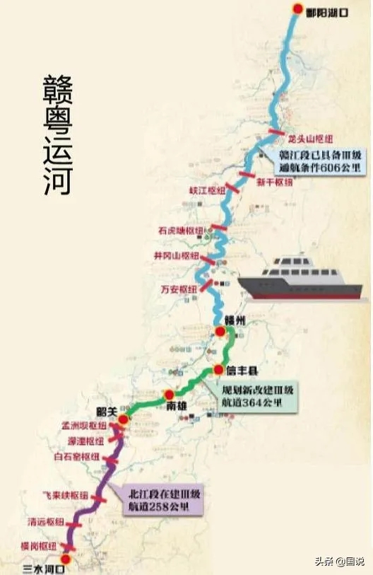 超级工程：赣粤大运河，赣州路线基本确定？