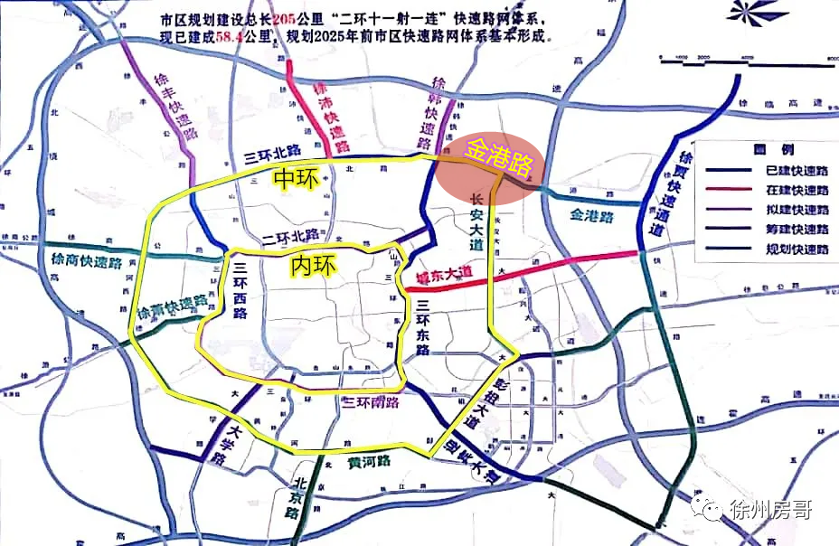 徐州北三环规划图图片