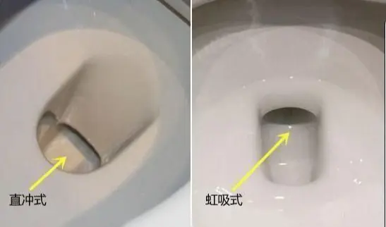 而虹吸式马桶,本身带有s弯,可形成水封,马桶结垢,返臭问题比直冲式的