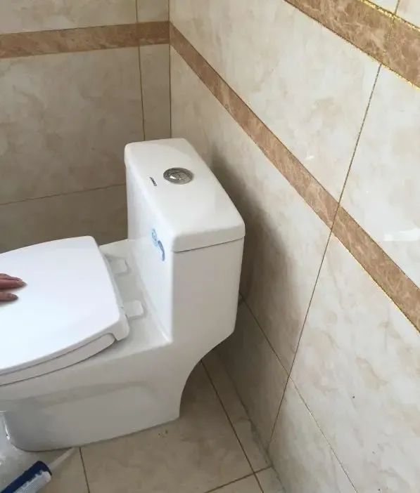 马桶坑距,还是会有这样的现象,解决的方法就是移位,但是要破坏地砖和