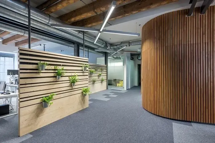 西安环保公司办公室装修设计案例