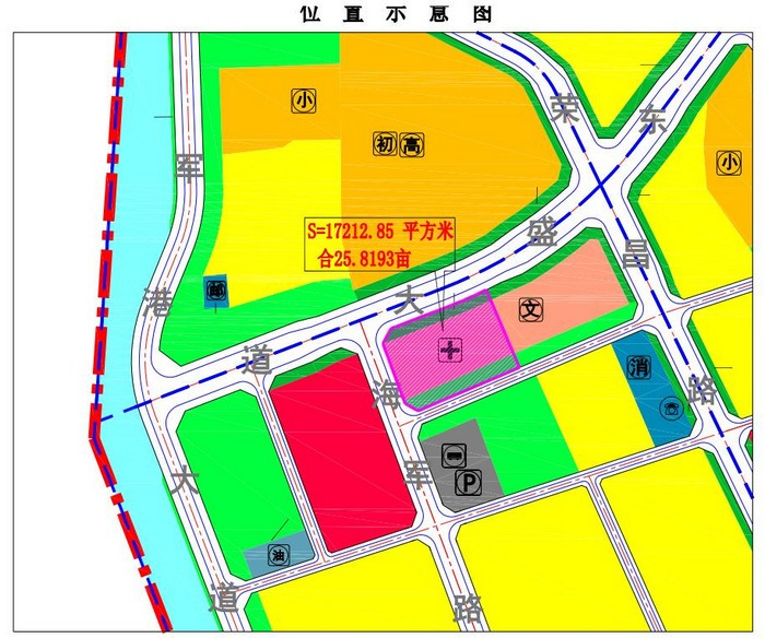 湛江坡头区文化中心旁1宗17212.85平米医疗卫生用地挂牌出让 拟作为湛江精准医学产业园项目用地