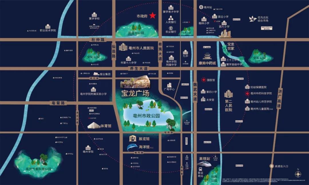 亳州宝龙广场规划图片