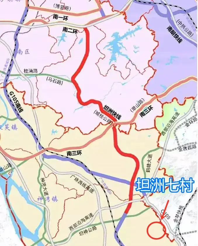 坦洲快線據中山發佈報道,坦洲快線三鄉段已經通車,而城區往坦洲夫向