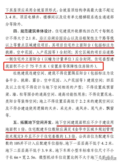 金华出台十条新政！商品房户型面积不得小于75方！