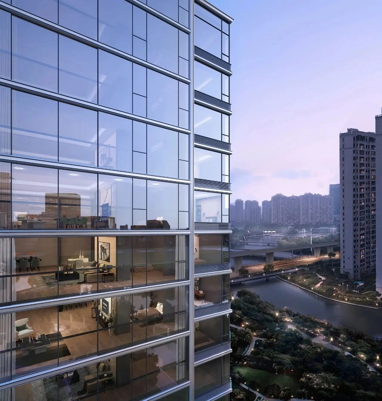 超300米一线水岸一层一户建面约330㎡环景大平层绿城再刷豪宅尺度