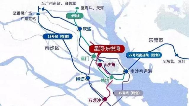 南沙18号线路图图片