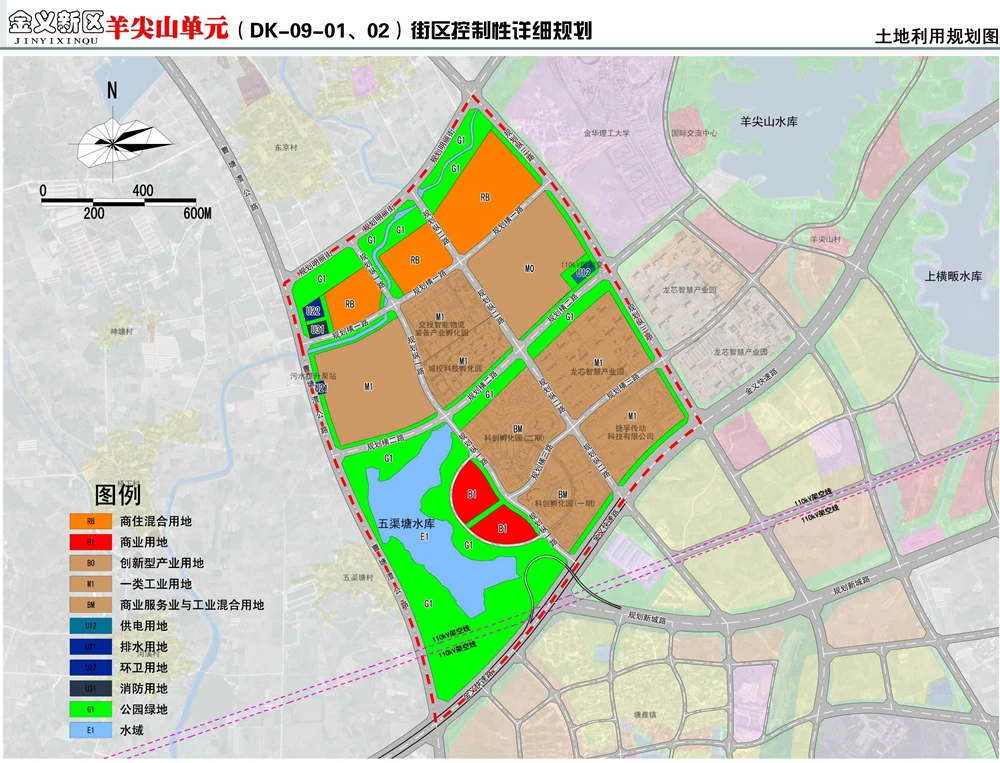 超3000亩！金义新区羊尖山单元新规划发布