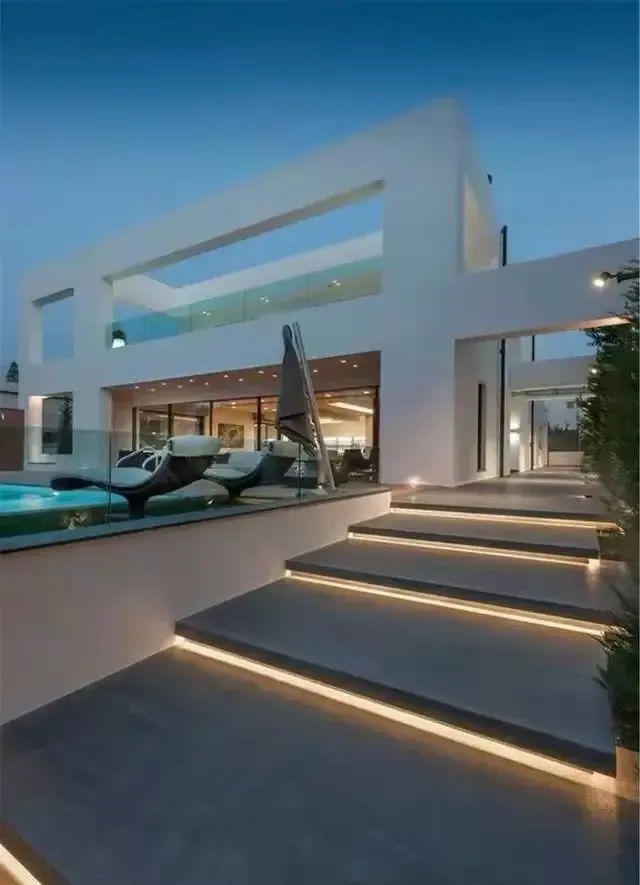 东莞别墅装修庭院景观设计灯光