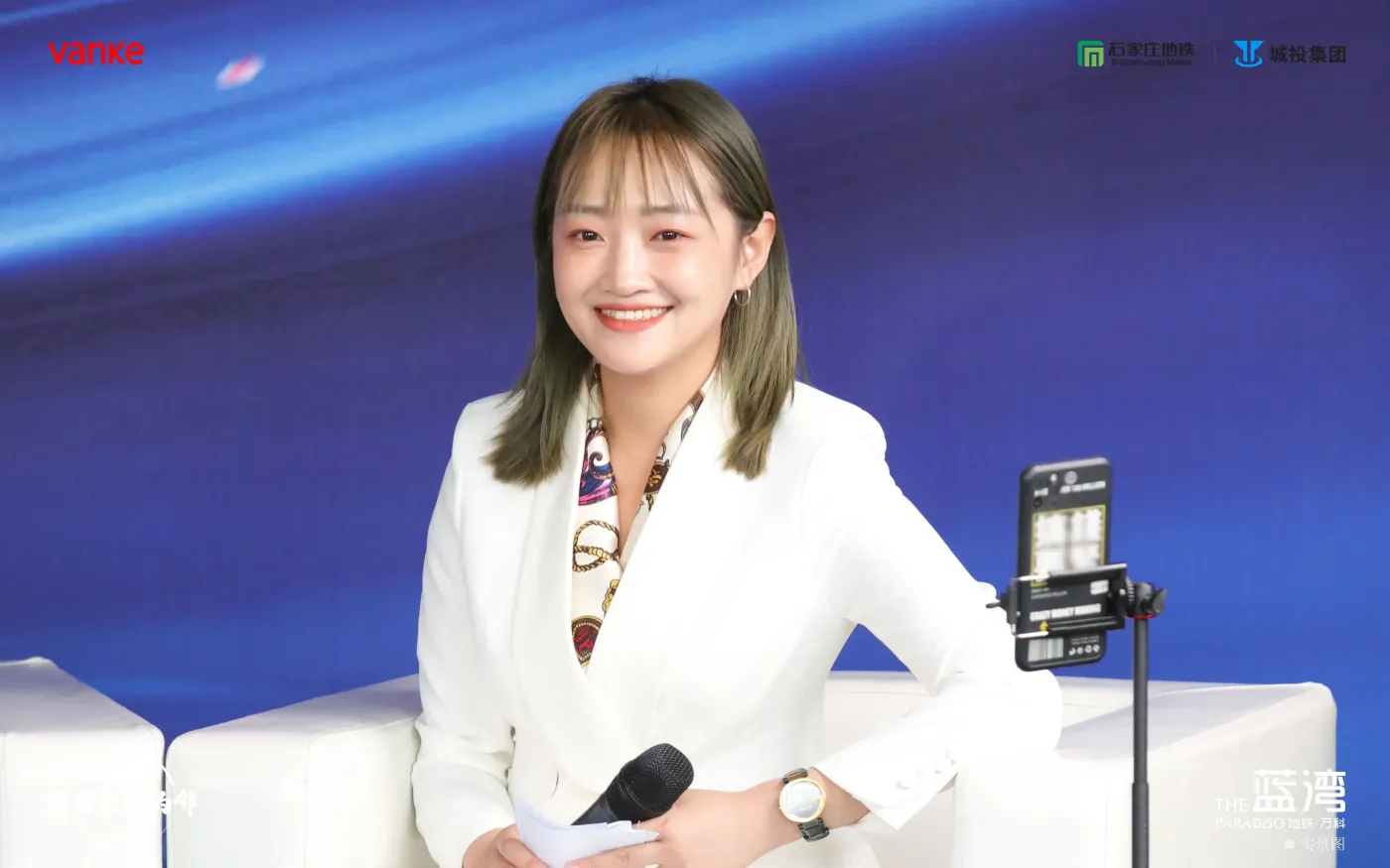 7石家庄音乐广播音乐地产圈主持人梦瑶三位老师对太平河城市区域的