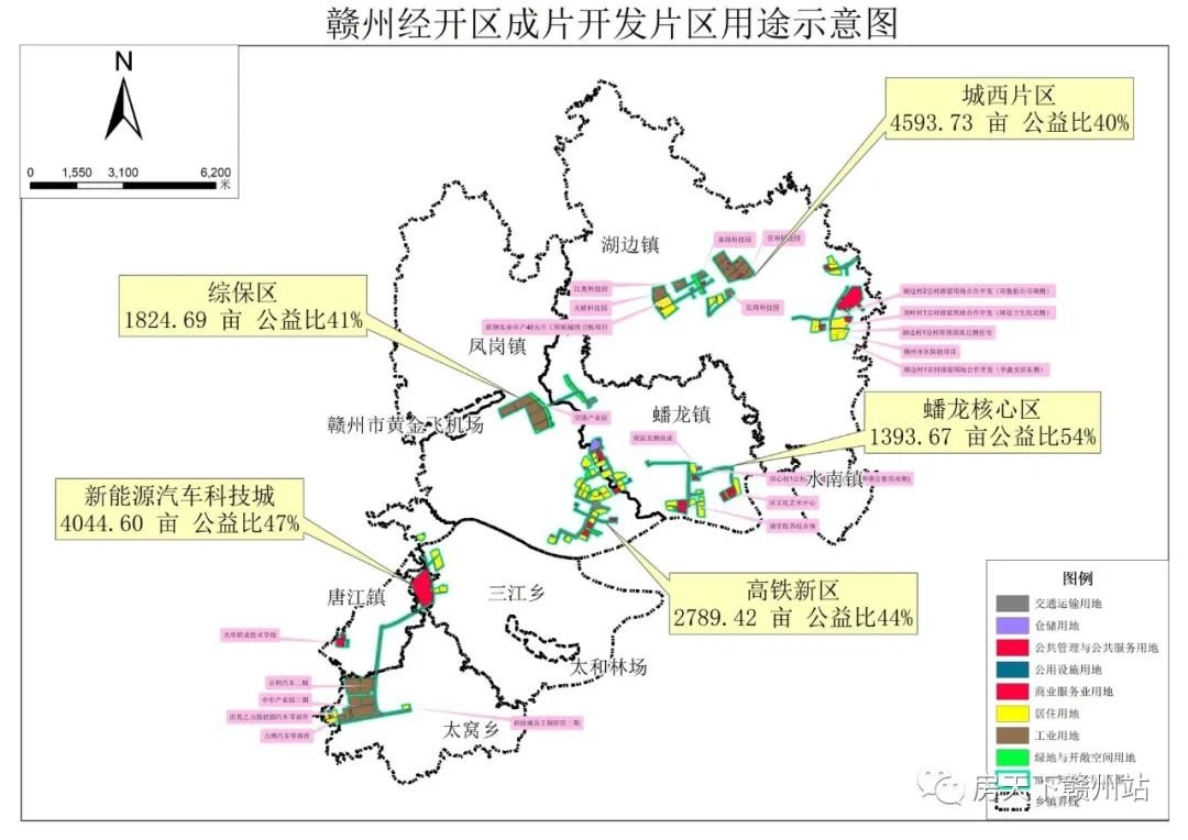 赣州经济开发区地图图片