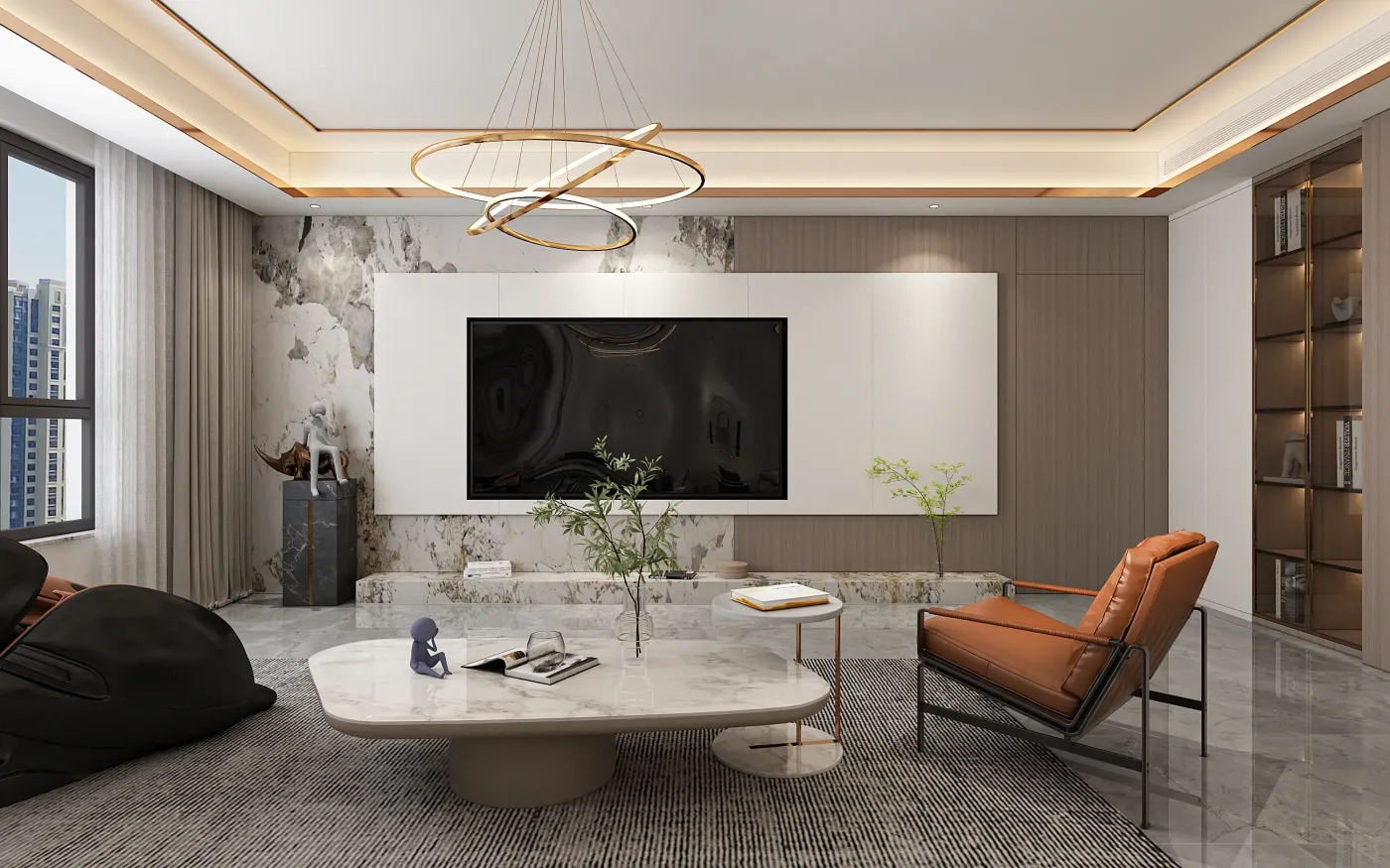 248㎡现代简约风大宅依旧让人爱慕如初