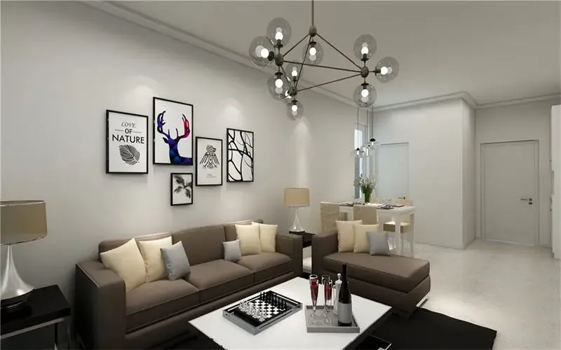 看93㎡两居室小户型装修效果图绝美的现代风让人眼前一亮