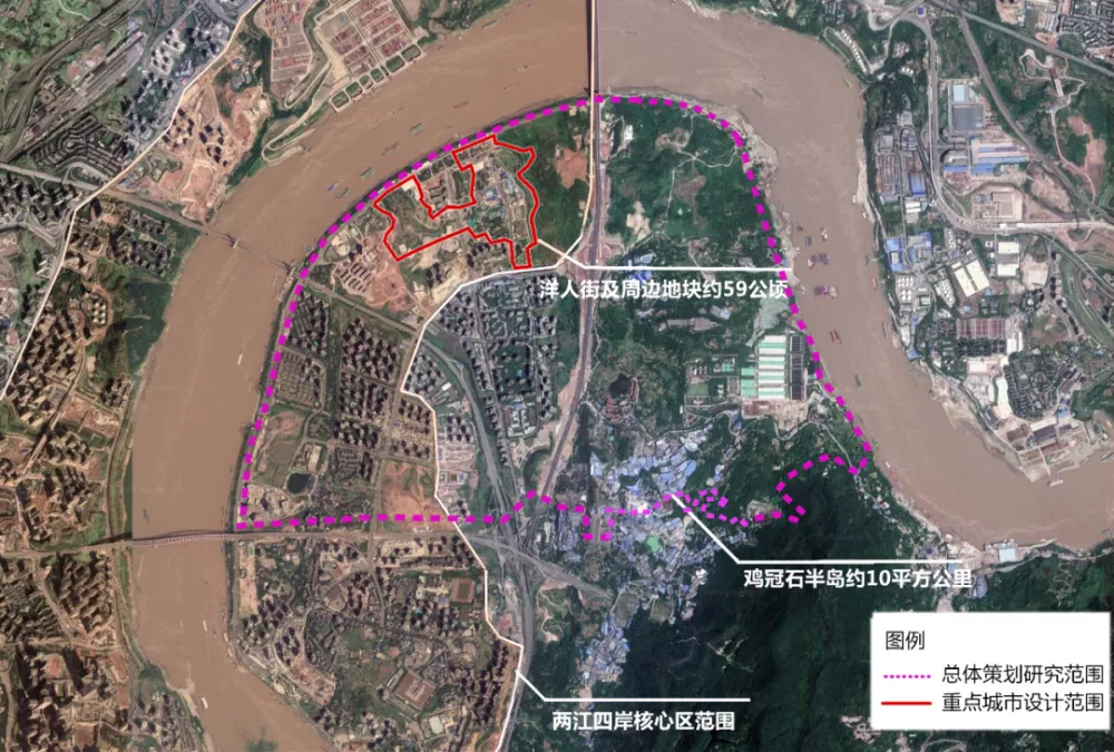 01最近,弹子石半岛又有新动作:10月12日,重庆市规划和自然资源局发布