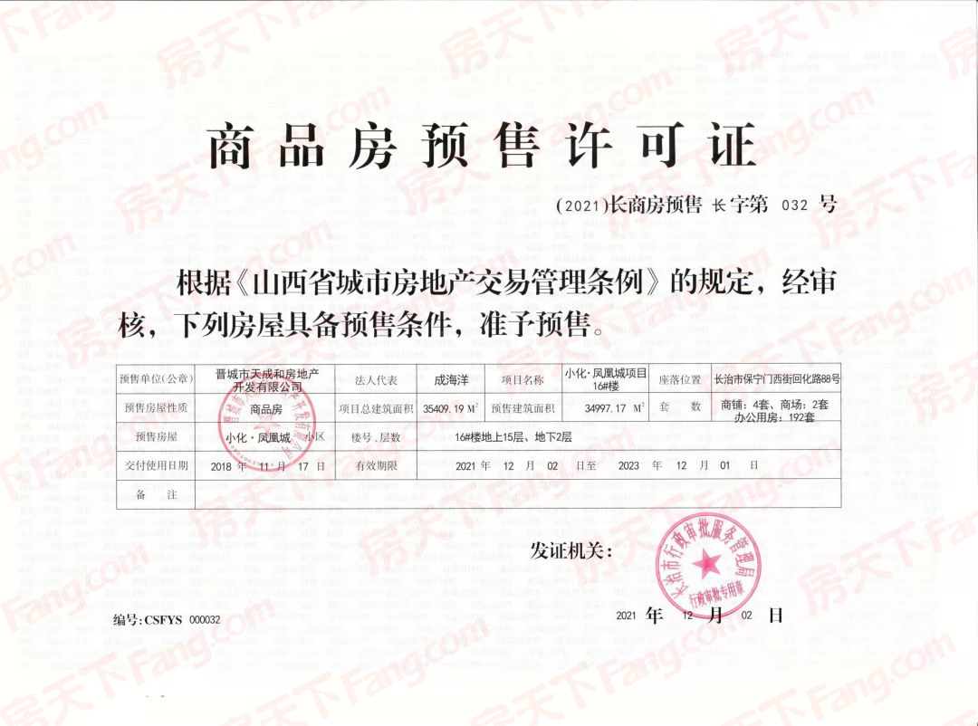 证件快报 | 潞州区1项目喜提预售证！