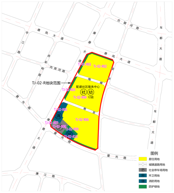 关于《唐江镇中心镇区控制性详细规划》TJ-02-R地块规划控制指标的公示