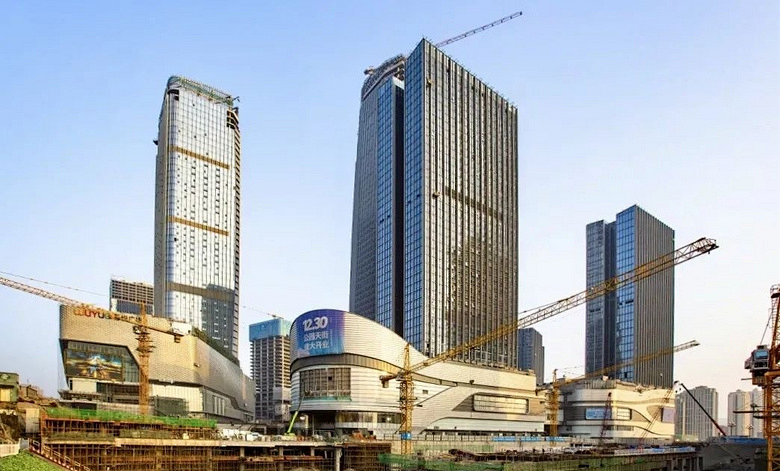 重庆渝北中央公园商圈图片