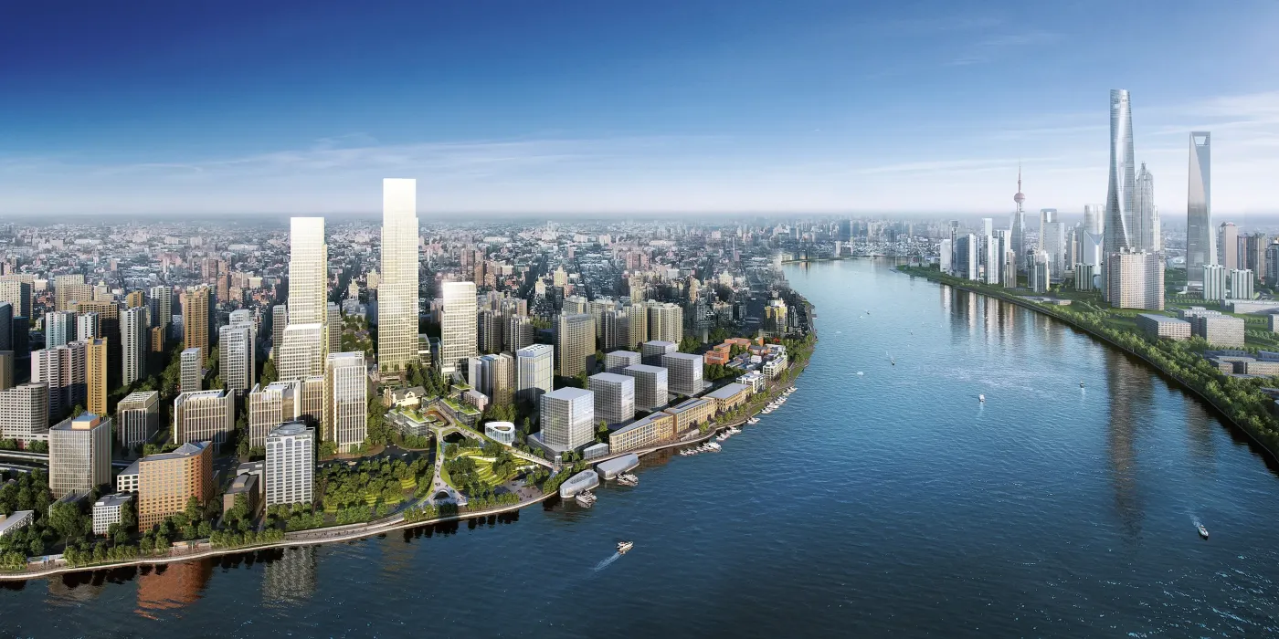 作为提升区域能级和核心竞争力重要载体的绿地外滩中心项目,2021年