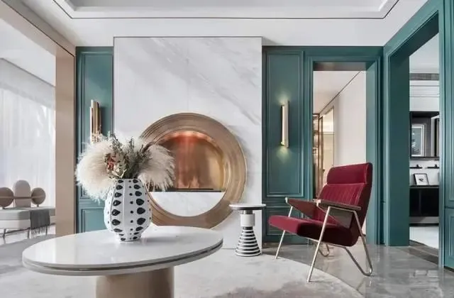 摩登特色样板间极致惊艳的撞色乳胶漆配色