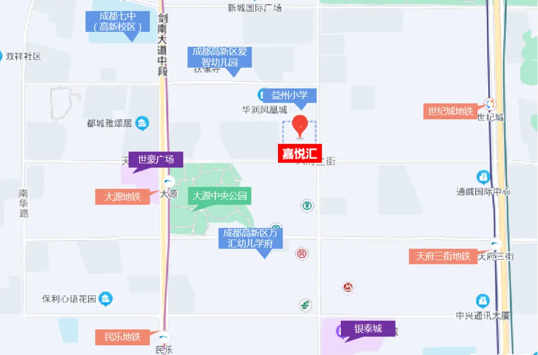 成都世豪广场地图图片