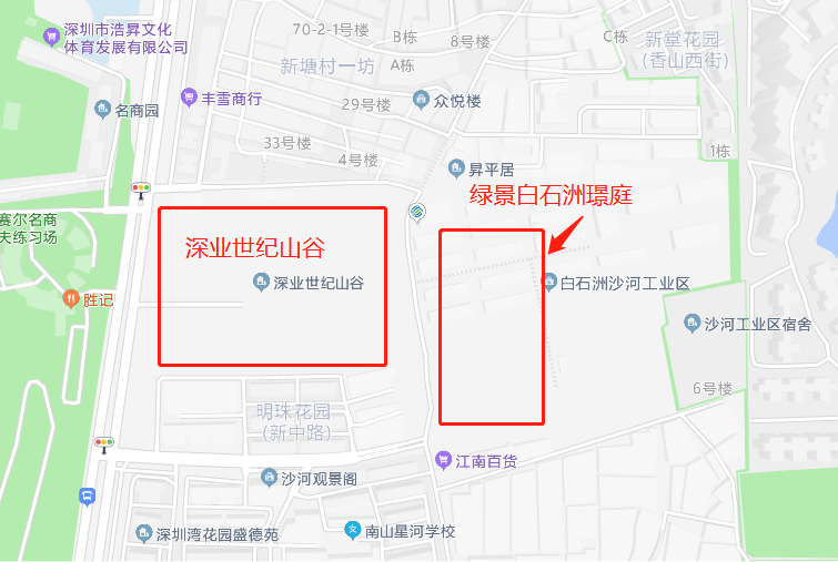 白石洲地图图片