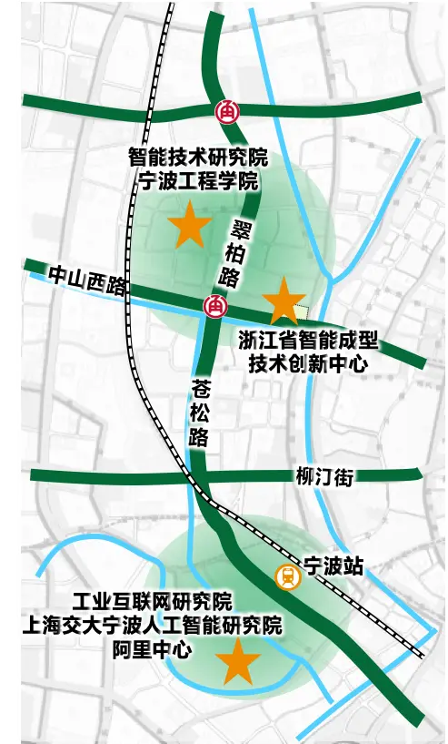 江南翠柏裡創新街區——海曙區城市副中心