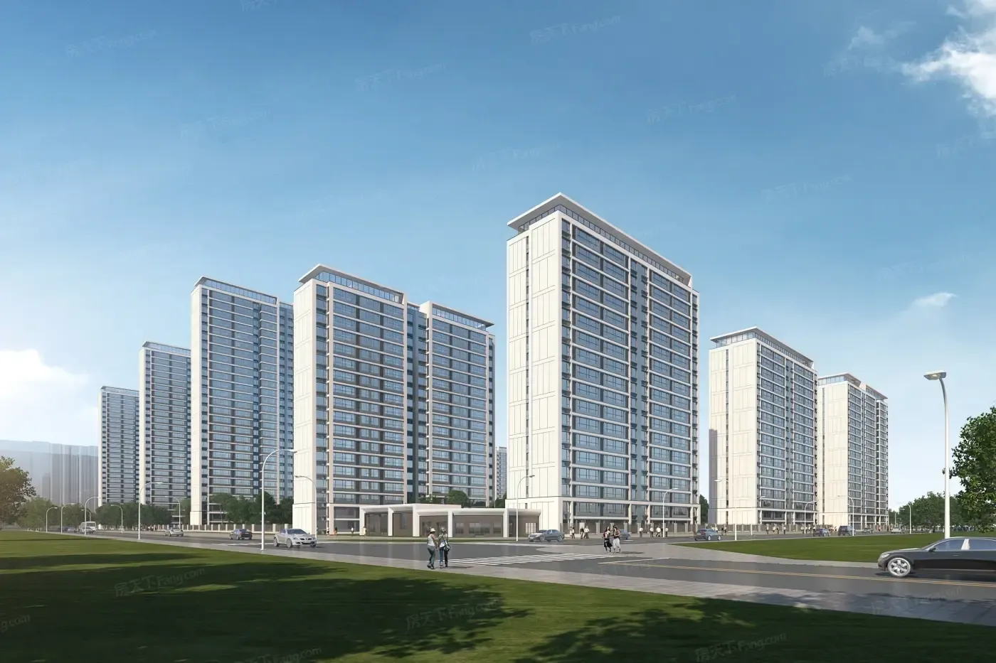 昌建汇丰铂悦府宽阔楼间距,为美好而来-新乡新房网-房天下