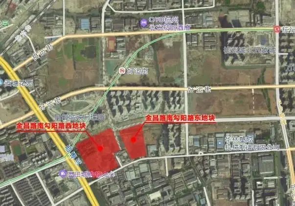 常青夕照地塊區位(來自2021杭州讀地手冊)△奧體兩宗地塊△錢江新 