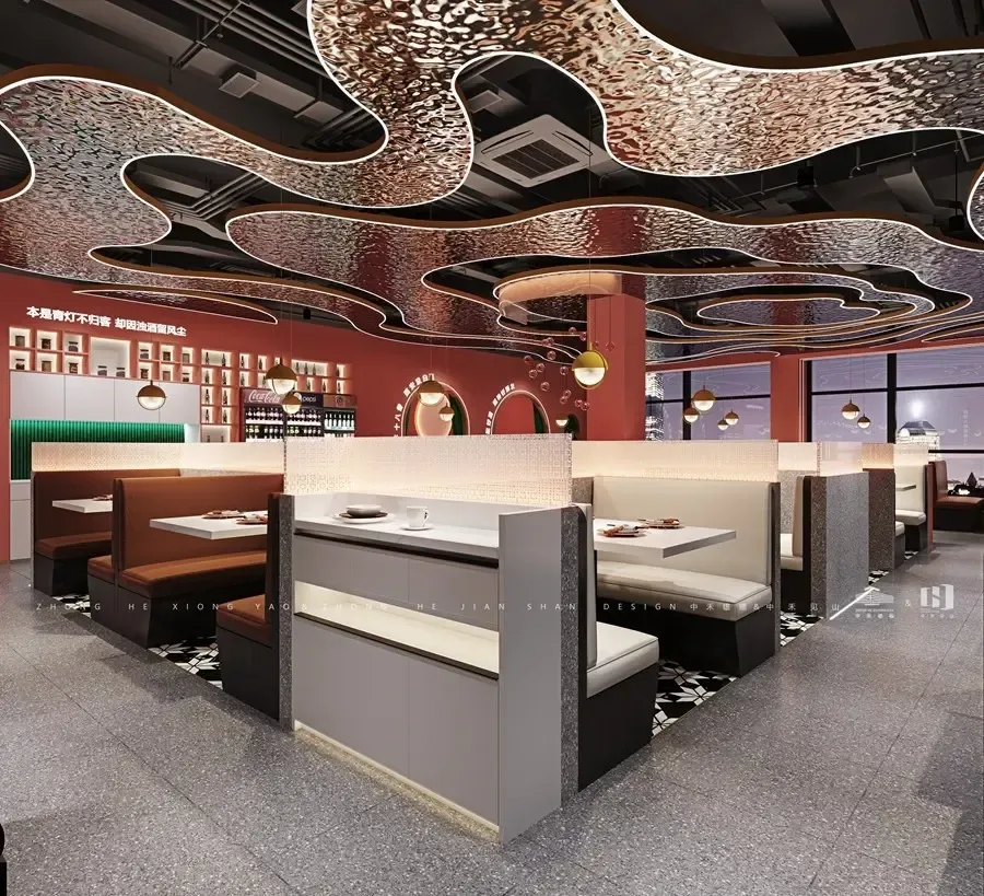 西安龙虾十八香餐饮店装修案例