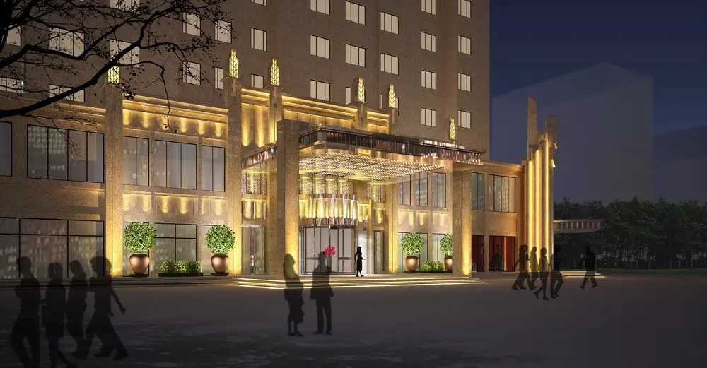 华城国际大酒店装修案例