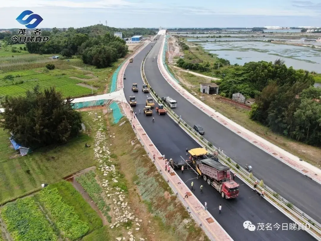 茂名滨海旅游公路即将建成通车快来清福港大桥观景平台看海好美