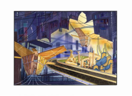 关于珠江的未来，珠光·海珠新城与新锐艺术家的地铁画展唤起了全民想象