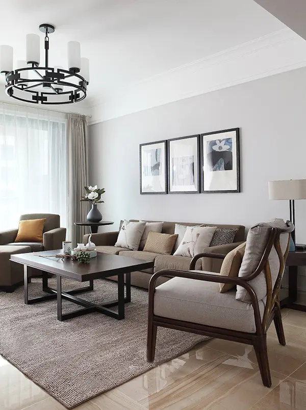 135平简欧装修图简单高级最迷人