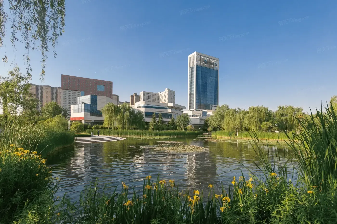 测评|实探丝路软件城国企生态办公现房欧森国际!_房产资讯-西安房天下