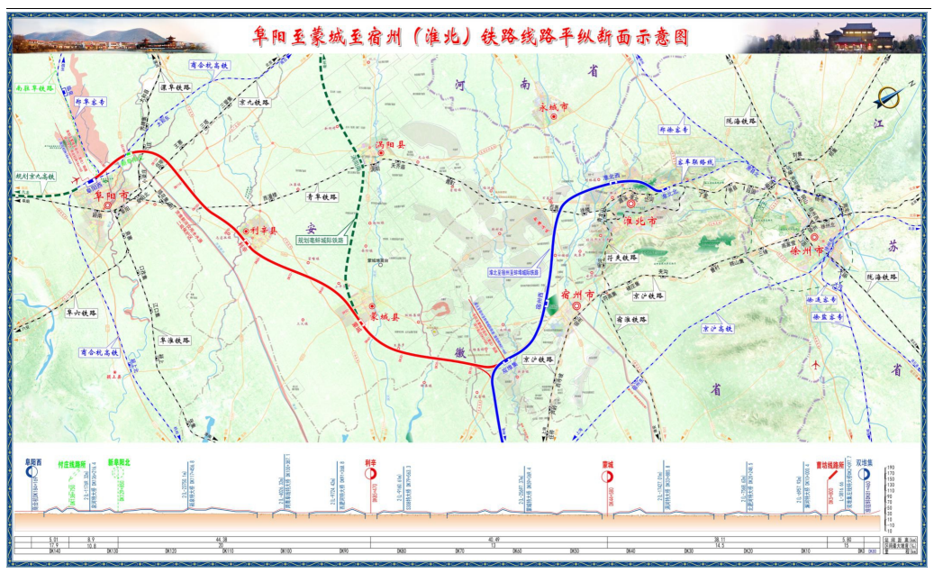 阜阳第五条高铁,南驻阜铁路日前传来动静!