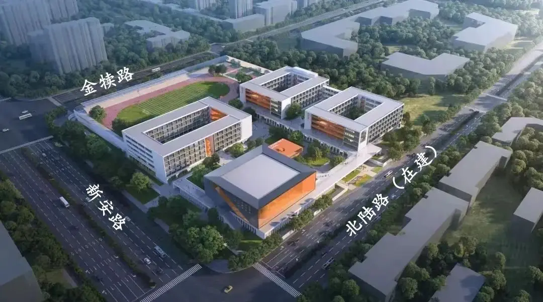 西安文化科教园新迎一所九年制学校,最新现场图曝光!