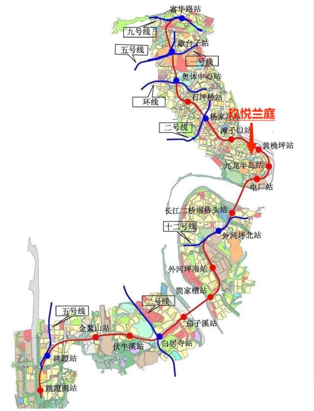 重庆18号线详细线路图图片