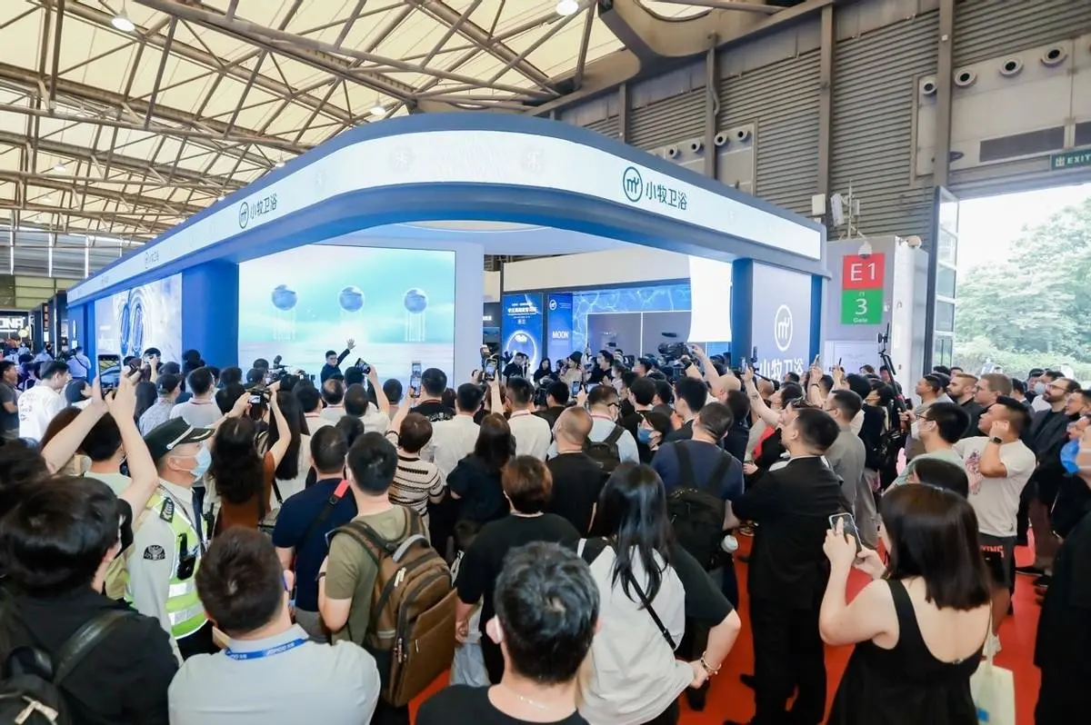 上海厨卫展首日打响小牧卫浴锁定c位淋感k歌王