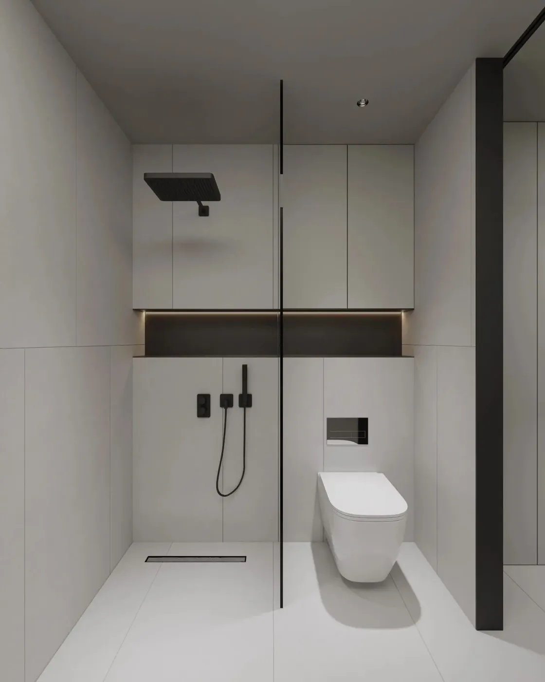 成都独立设计师130平现代极简风设计效果图